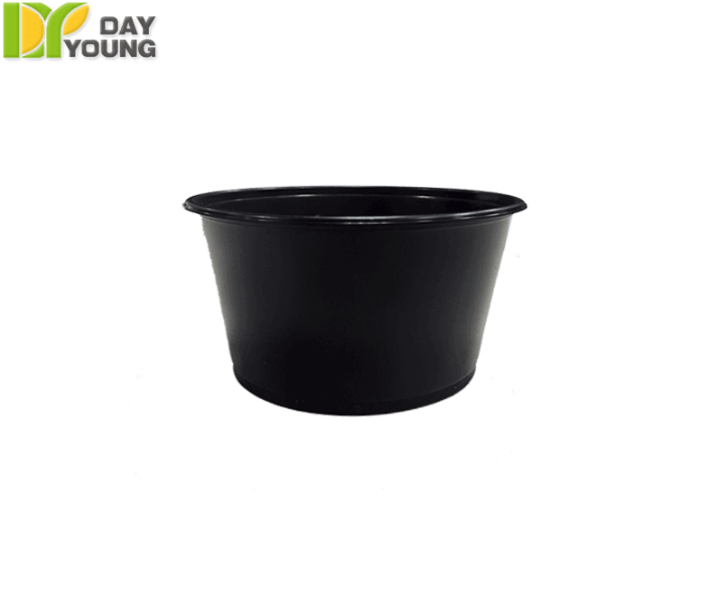 Disposable Plastic Sauce Container PP Plastic Clear Sauce Cup 75mm